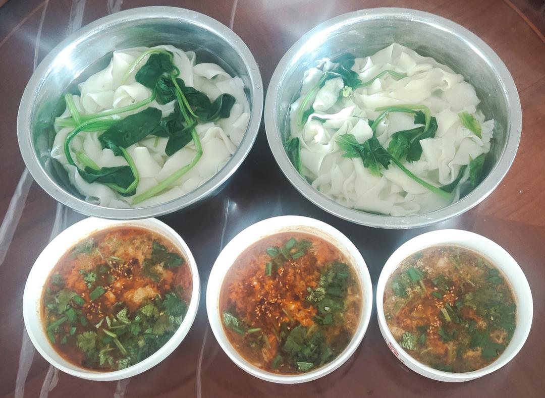 家常蘸水面的做法