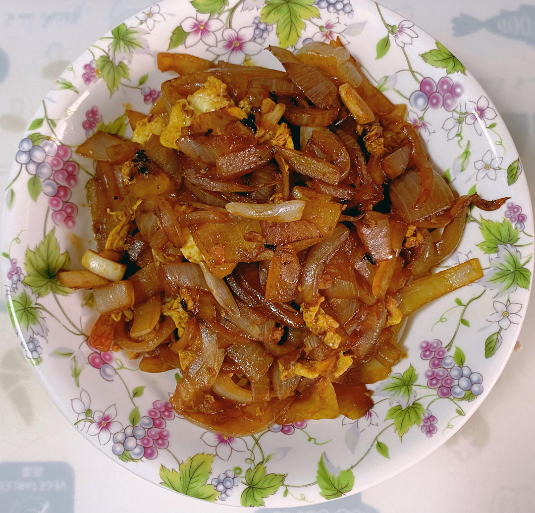 降压防癌的好食材  洋葱炒鸡蛋