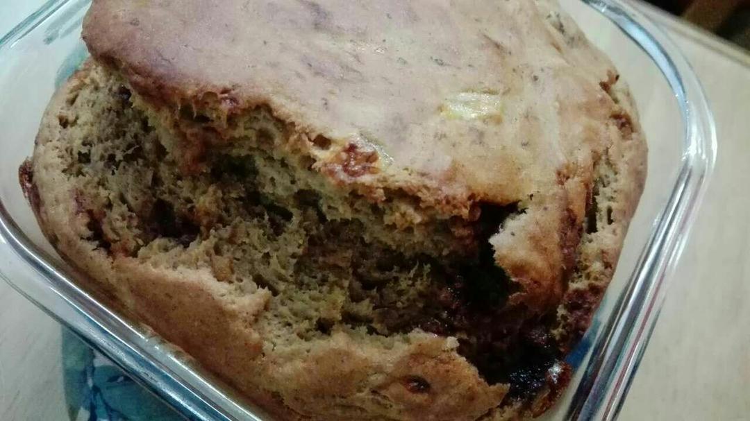 黑麦天然酵种香蕉肉桂蛋糕（快手banana bread）