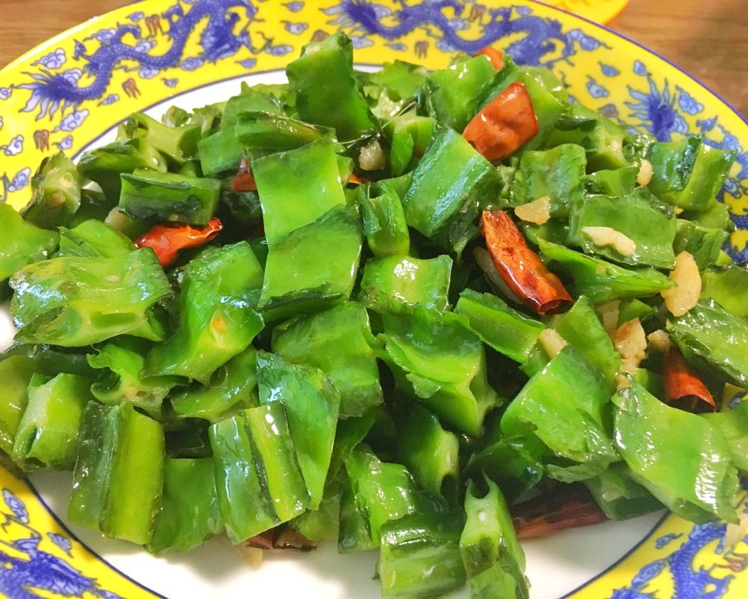清炒四角豆
