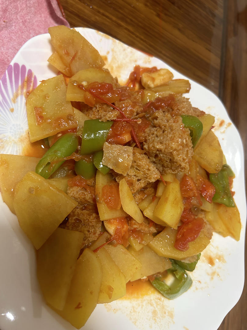 西红柿炒土豆
