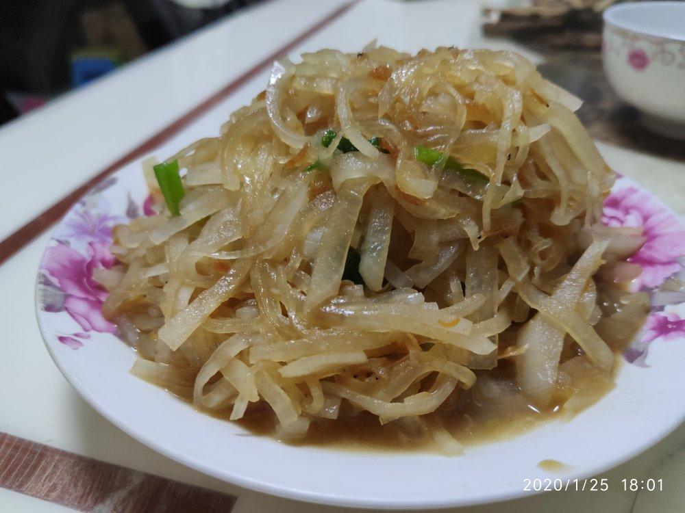 萝卜丝炒虾皮