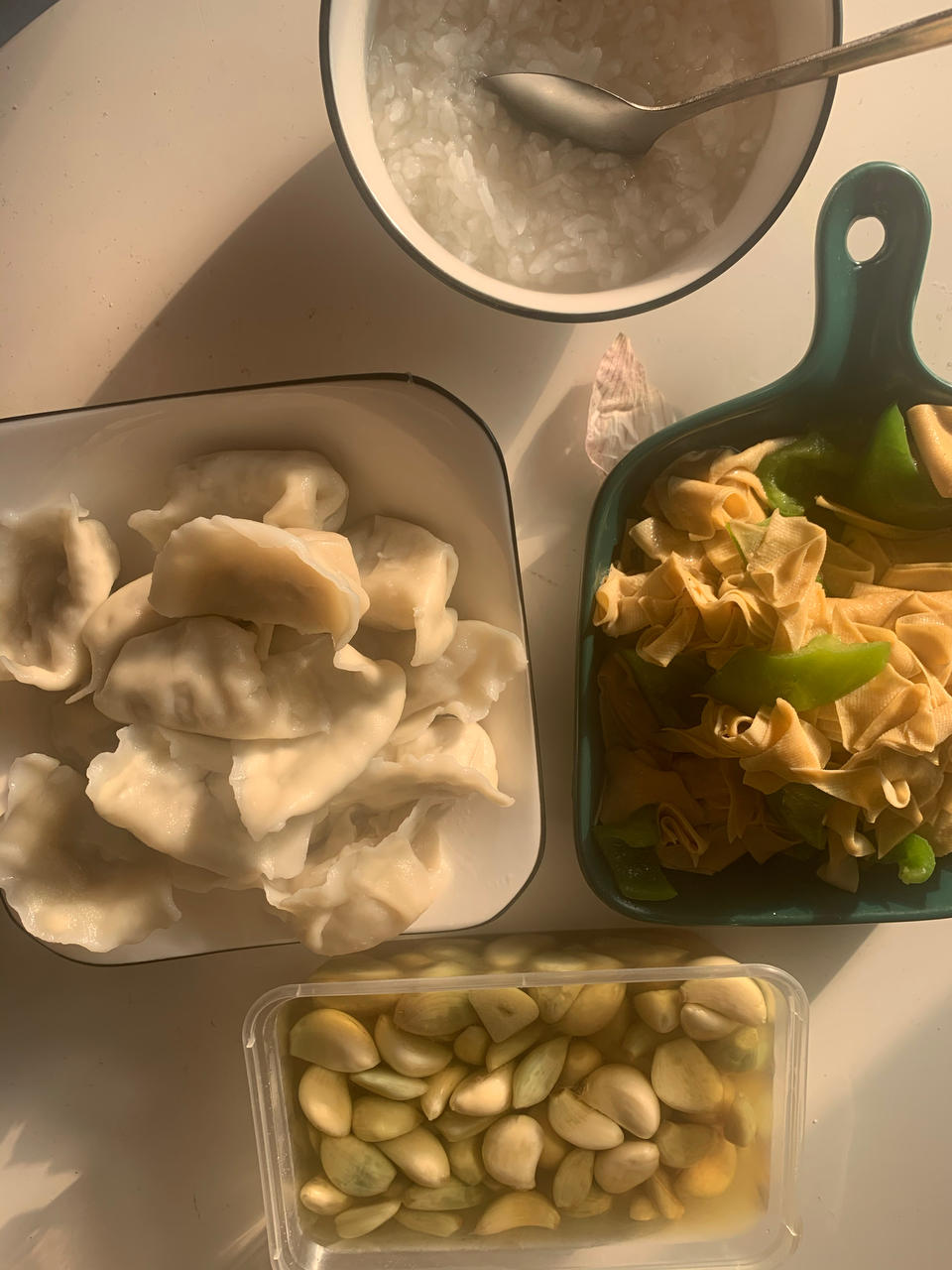 不用厨艺的尖椒干豆腐