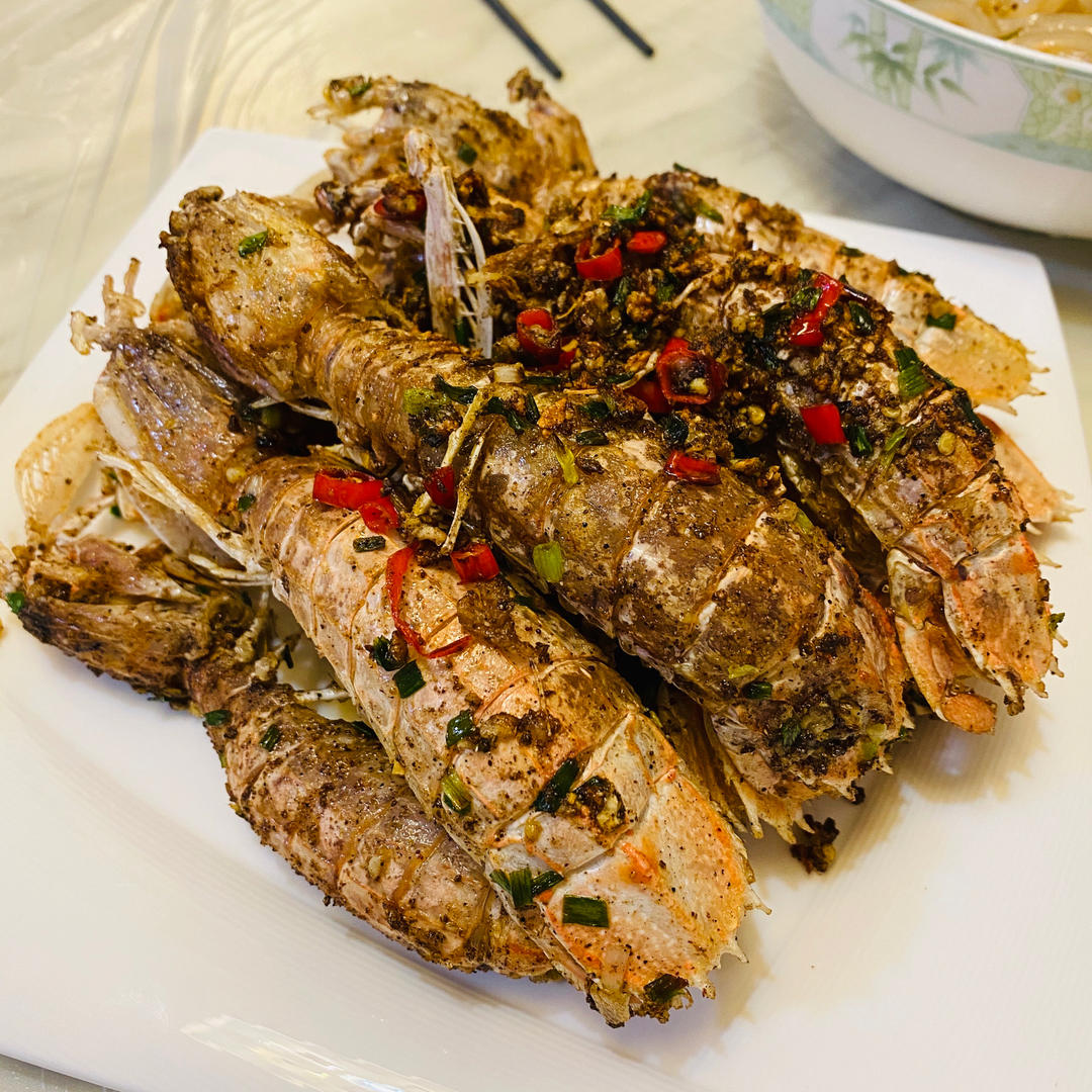椒盐皮皮虾