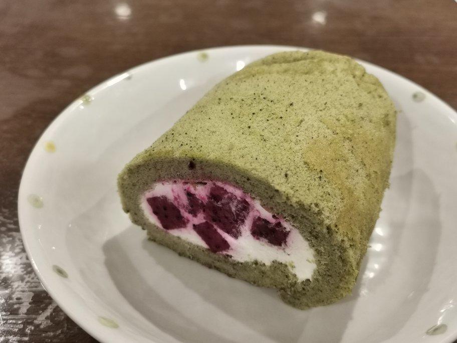 抹茶戚风蛋糕卷