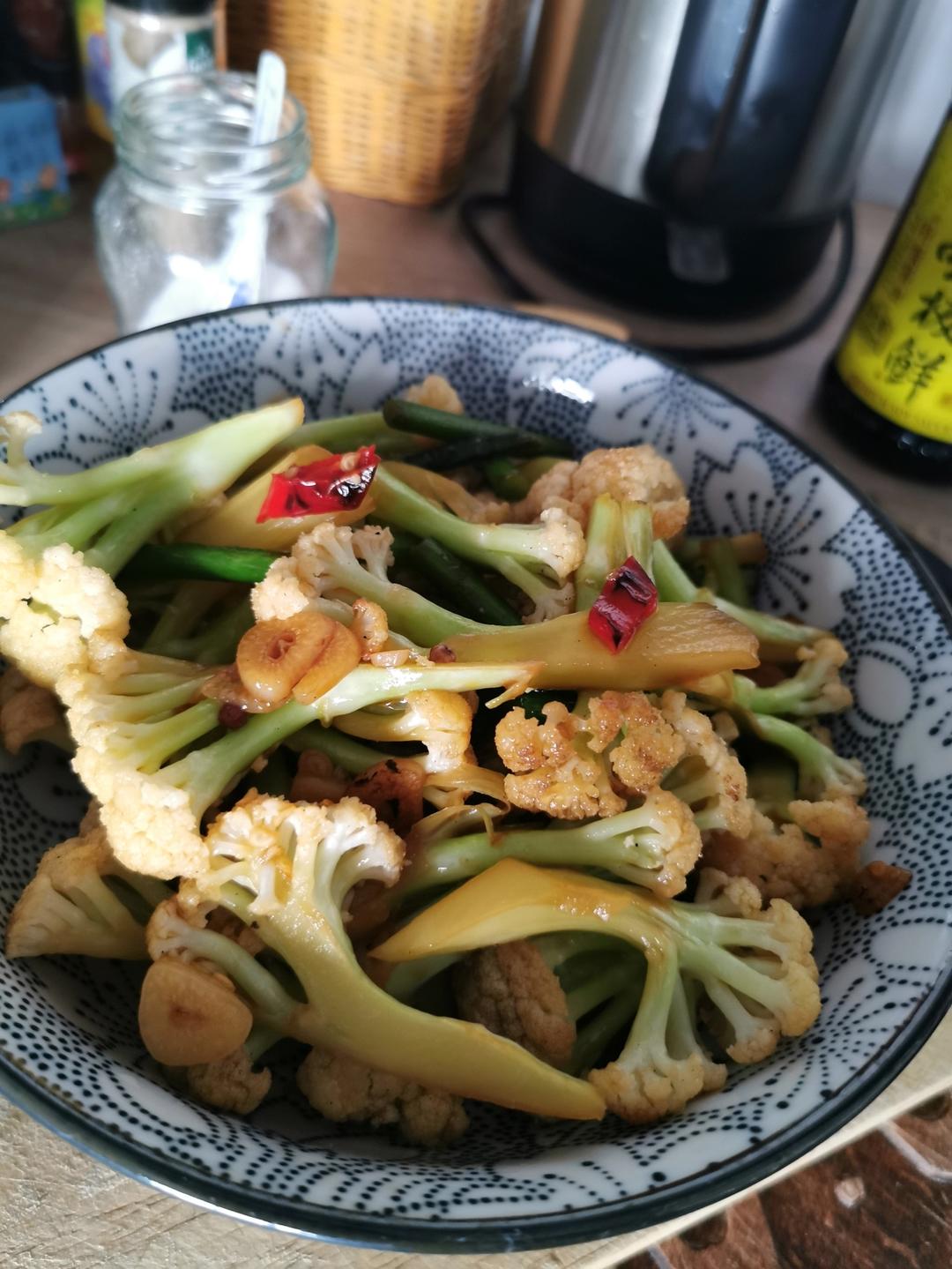 小炒有机菜花