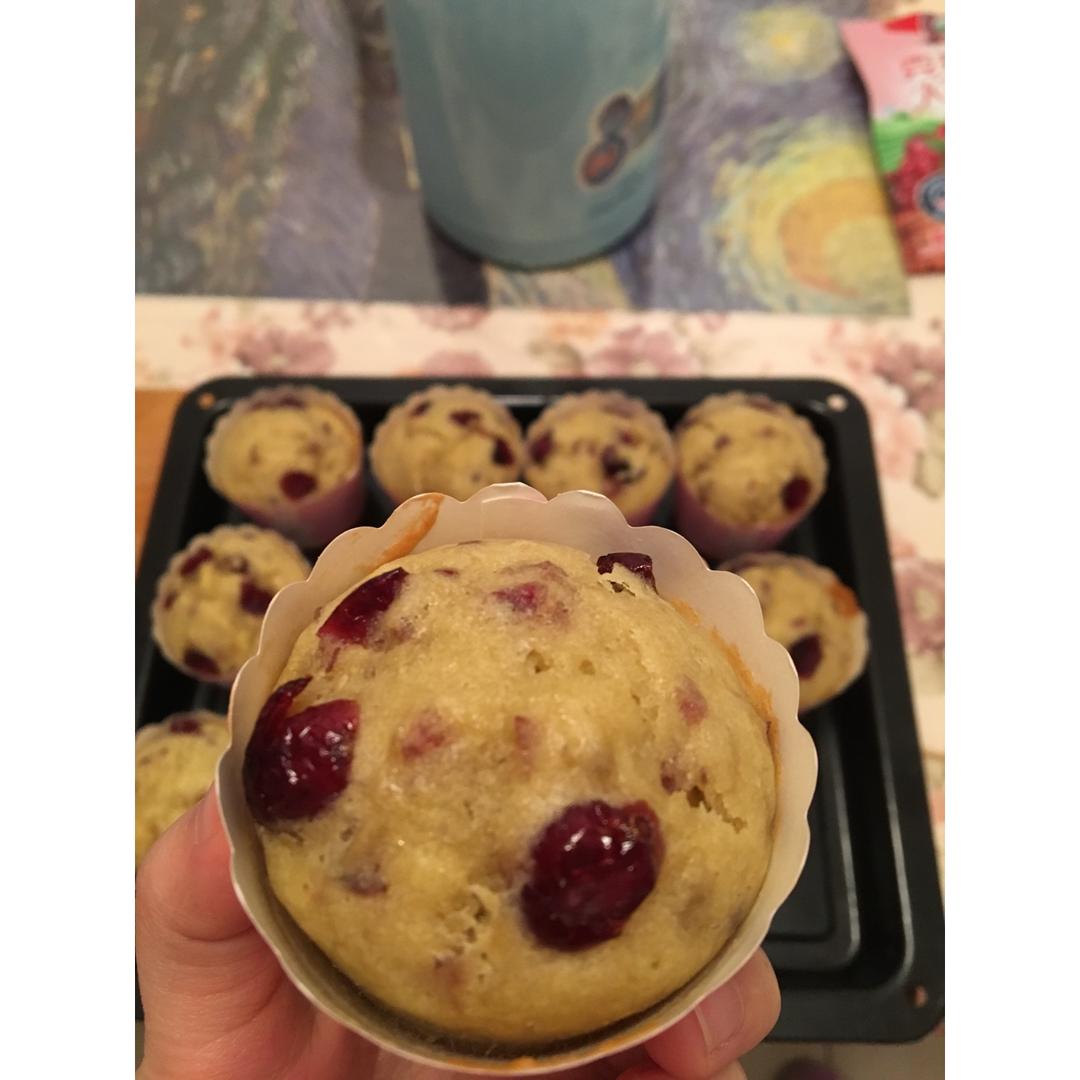 少女心的香蕉蔓越莓玛芬