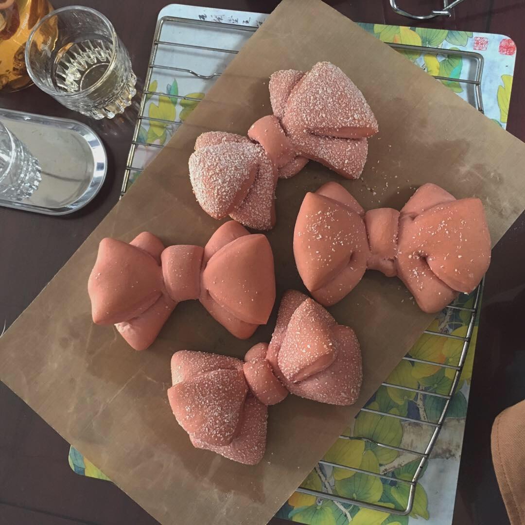 🎀新手友好—老阿姨的少女心蝴蝶结面包（多图详细）