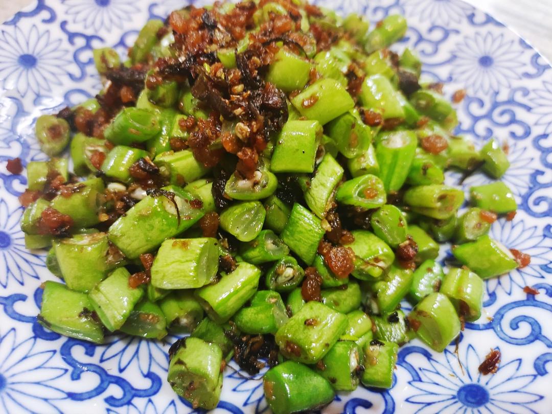 榄菜炒豆角