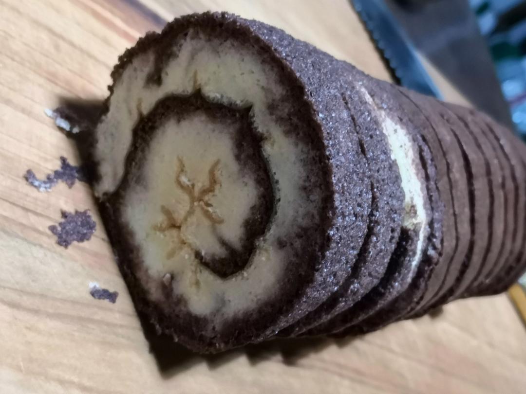 可可旋风蛋糕卷