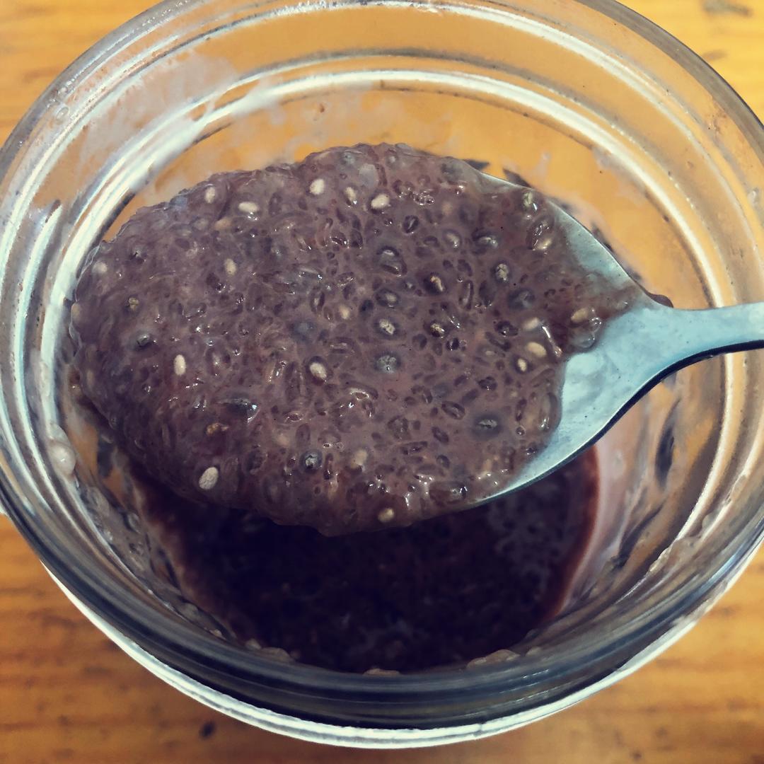 奇亚籽车前洋子壳代餐果冻布丁（生酮友好）的做法