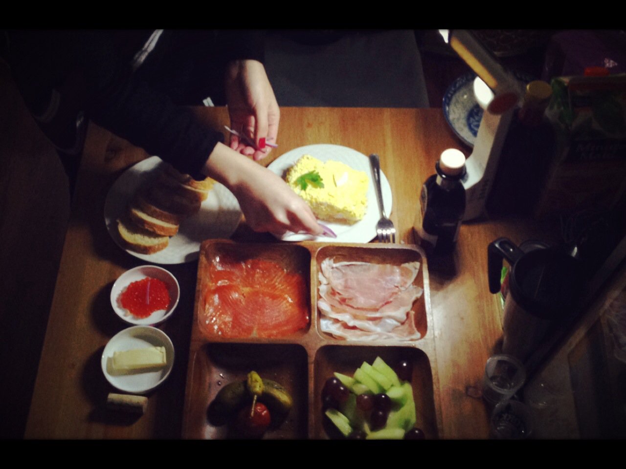 西班牙火腿前菜盘