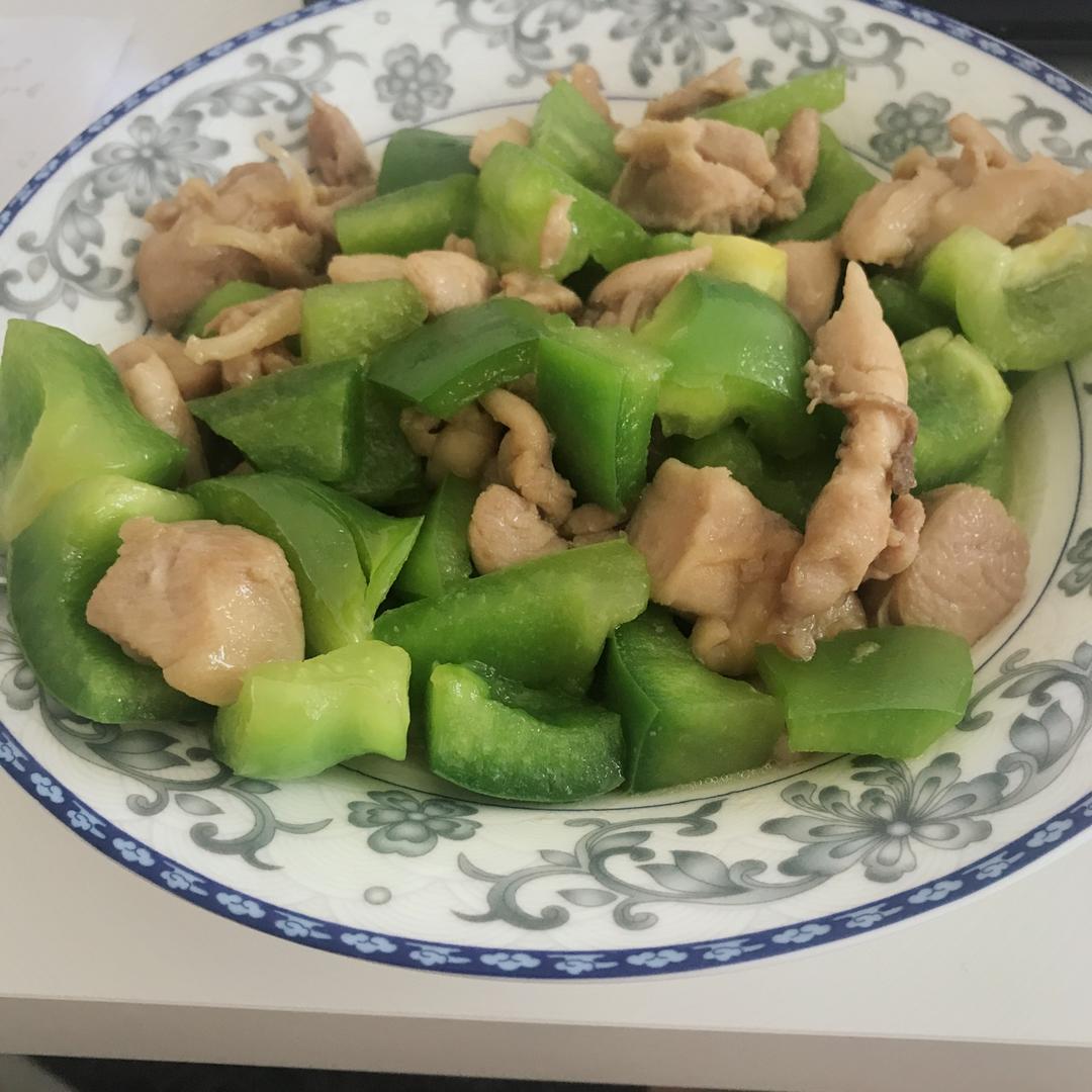 青椒炒鸡腿肉（大厨级别）