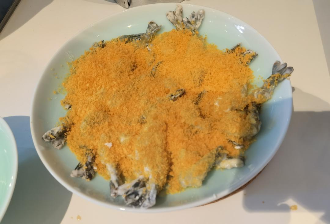 面包糠炸虾