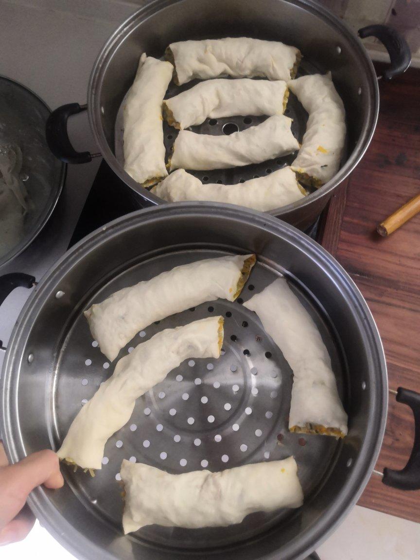 山西特色面食～南瓜菜卷