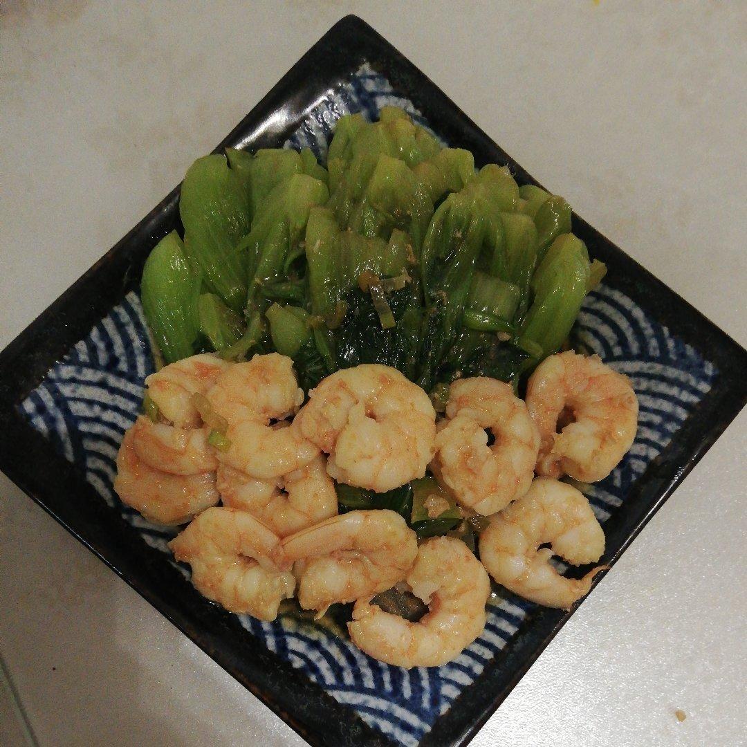 虾仁油菜