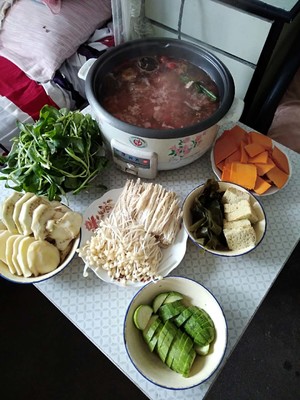纯素火锅（无油菜）的做法 步骤3
