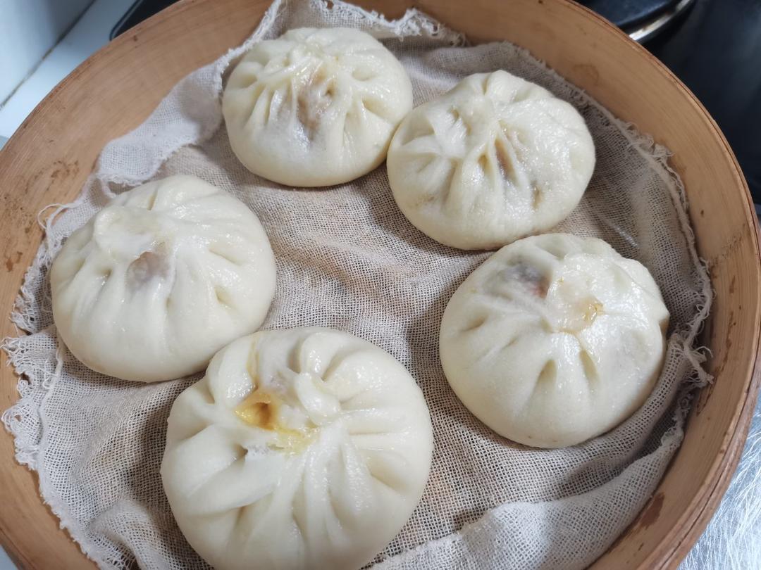 不用二次发面也能做出好吃的包子‼️肉沫酸菜包子
