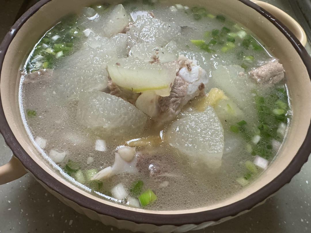 冬瓜排骨汤，夏天的味道