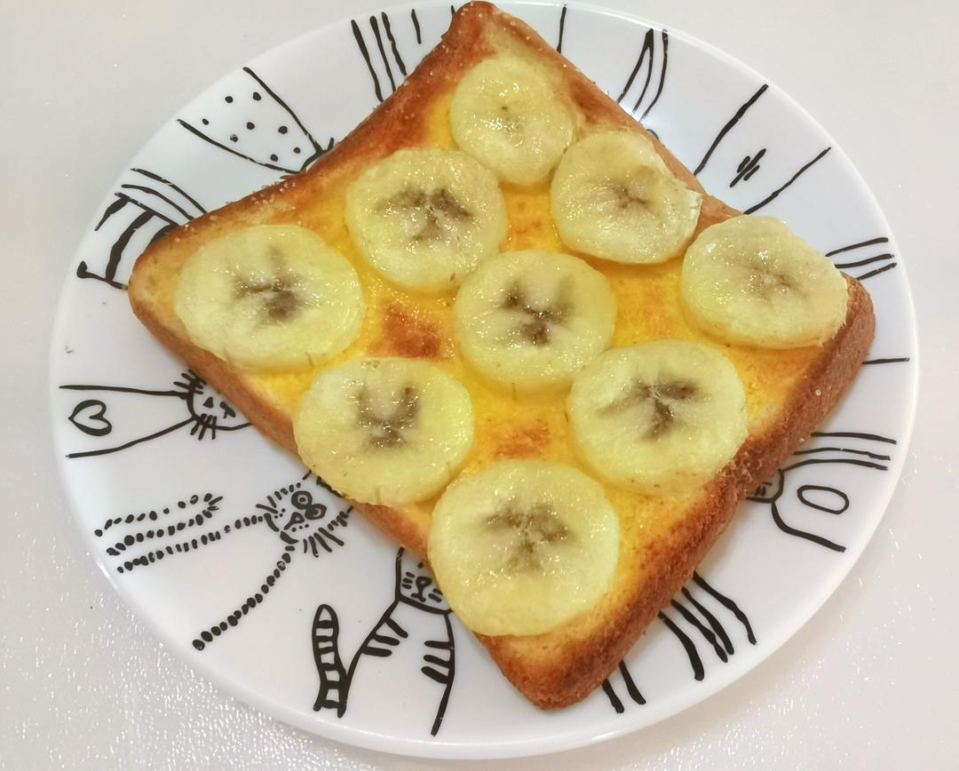 好吃到哭的香蕉烤吐司❗️酥脆香甜❗️零失败❗️