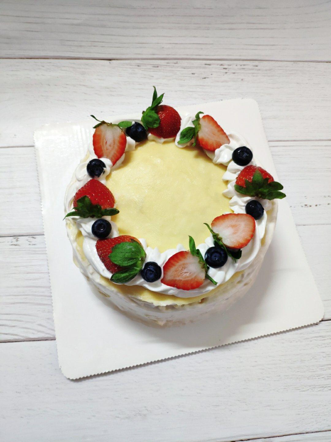 平底锅榴莲千层蛋糕