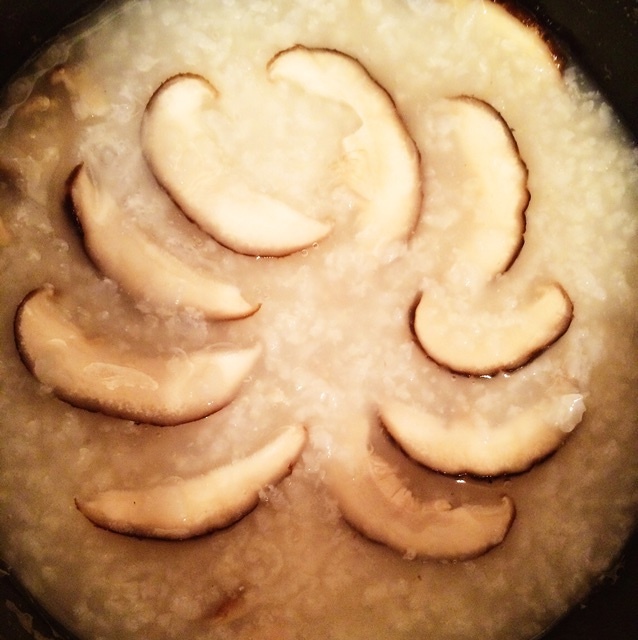 宝宝版-香菇肉丝粥的做法
