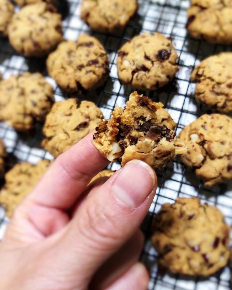 红枣红糖核桃饼干