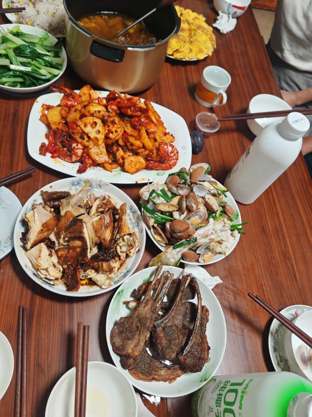 干锅土豆虾