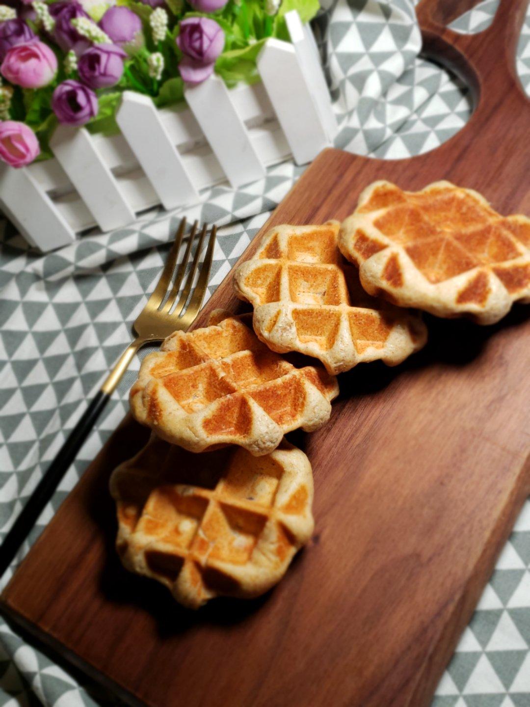 全麦紫米华夫饼