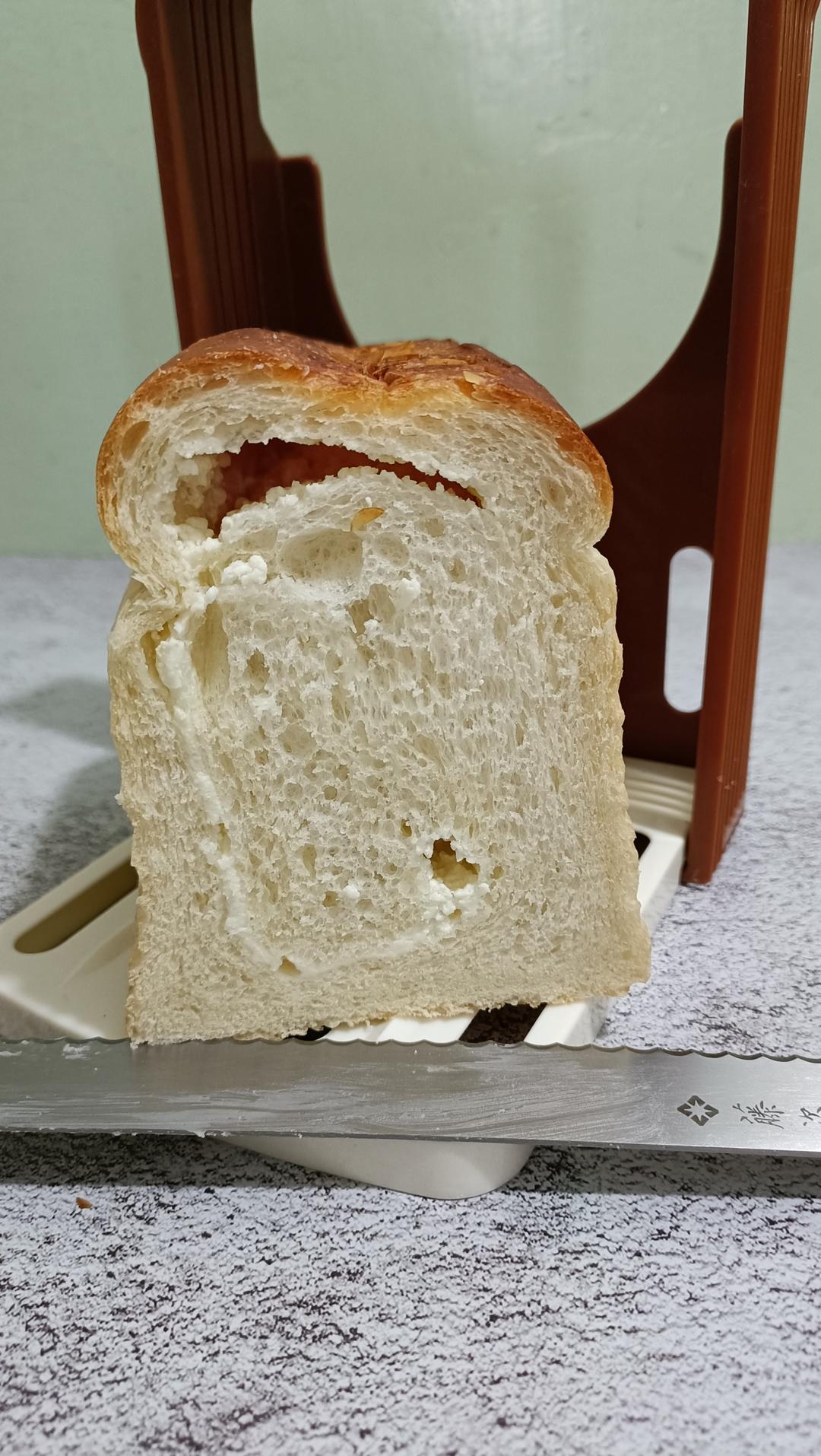 软嫩的乳酪吐司---风炉两层山形吐司同烤记录