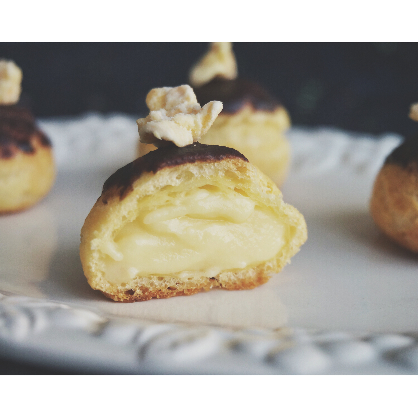 卡仕达奶油泡芙