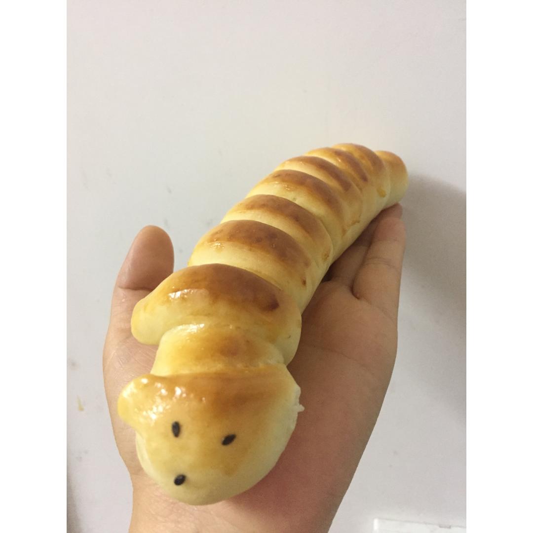 蜜豆面包卷甜甜