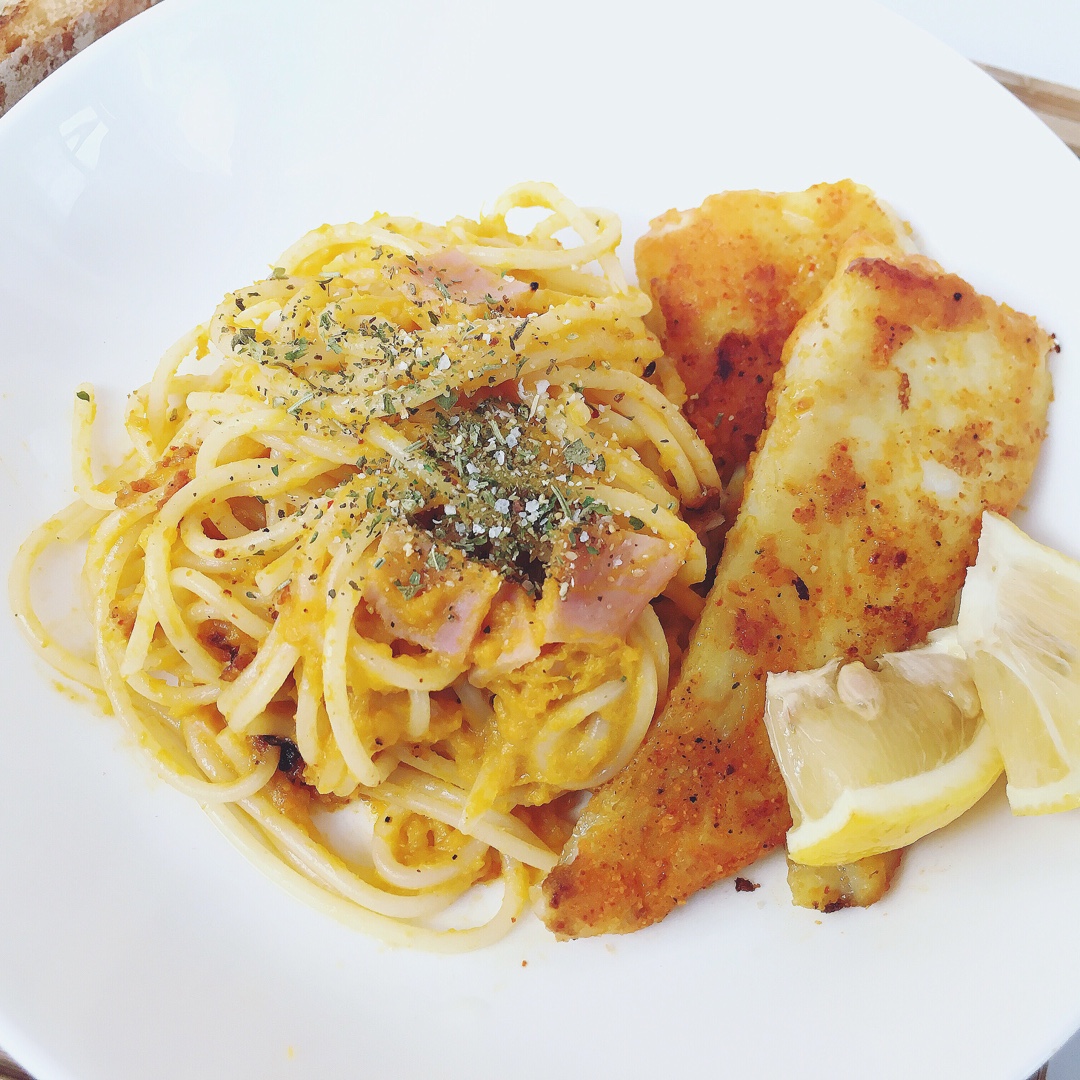 香煎橙皮辣椒龙利鱼