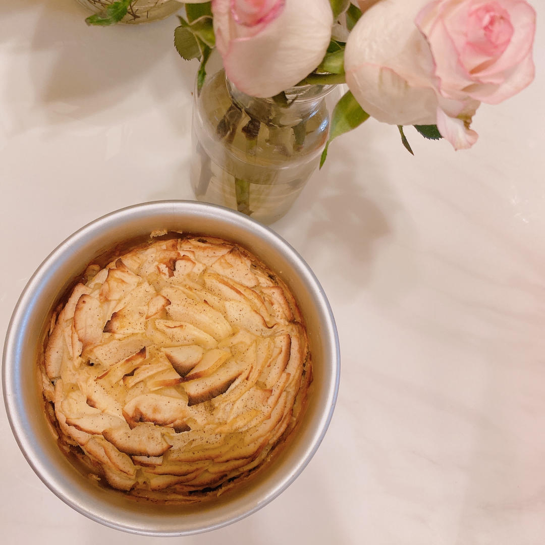 意大利苹果肉桂蛋糕  超简单家庭自制