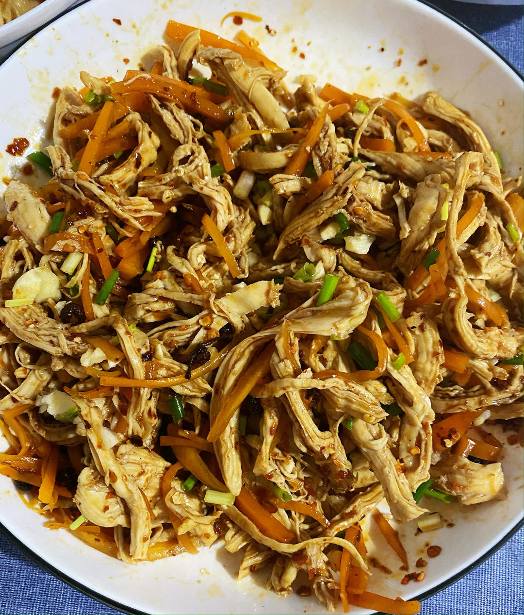 夏日开胃菜 凉拌鸡丝（手撕鸡）