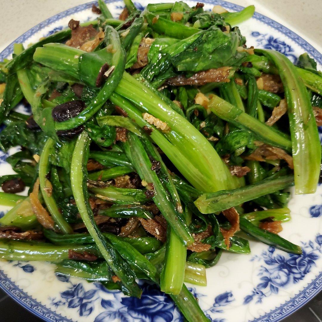 豆豉鲮鱼油麦菜