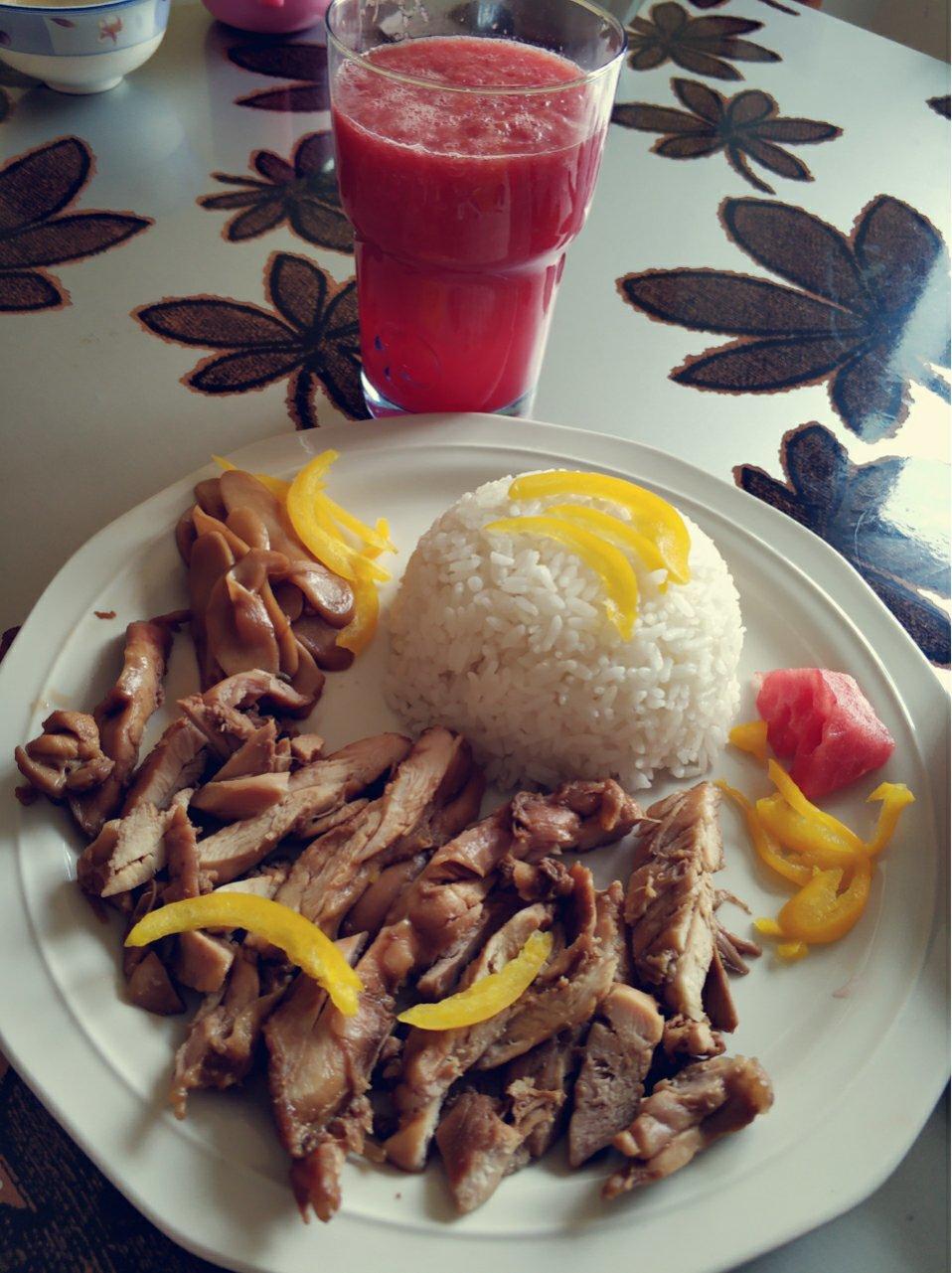照烧鸡腿饭