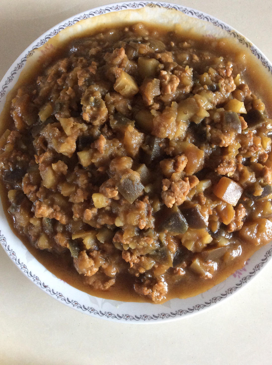 超下饭的肉末土豆茄子泥