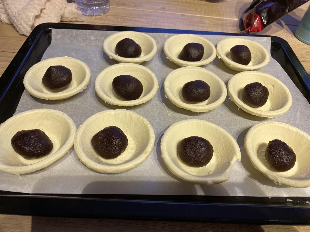 蛋挞皮版红豆酥