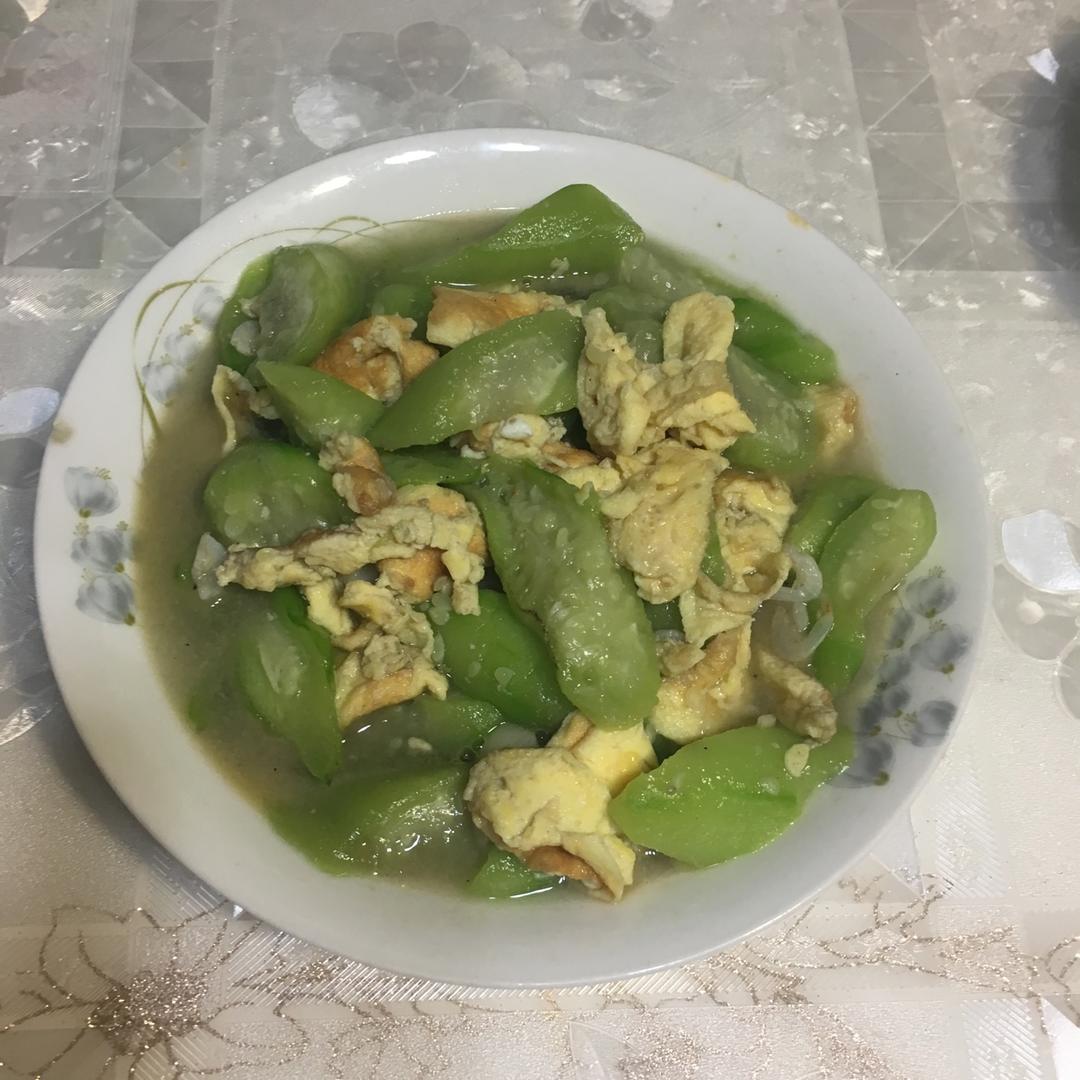 丝瓜炒蛋