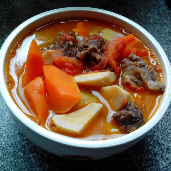 番茄蘑菇炖牛肉