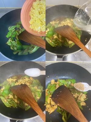 尖椒炒鸡蛋的做法 步骤6