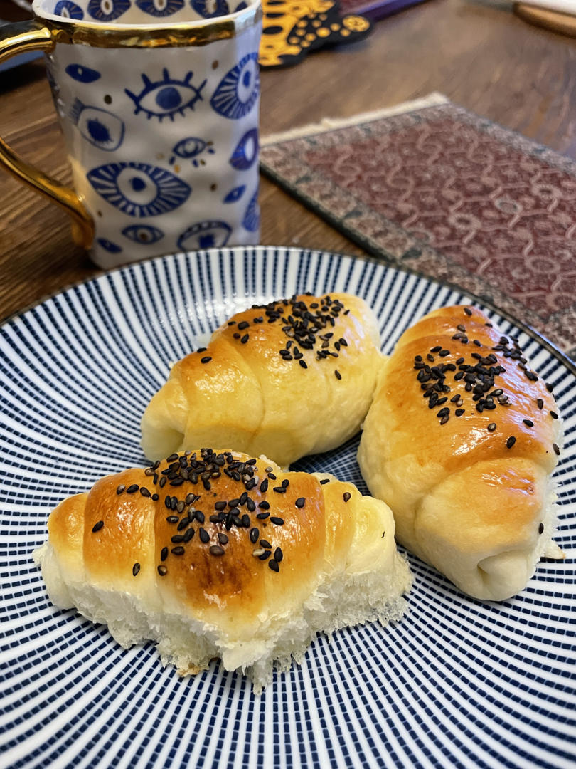 牛奶面包卷（直接法）