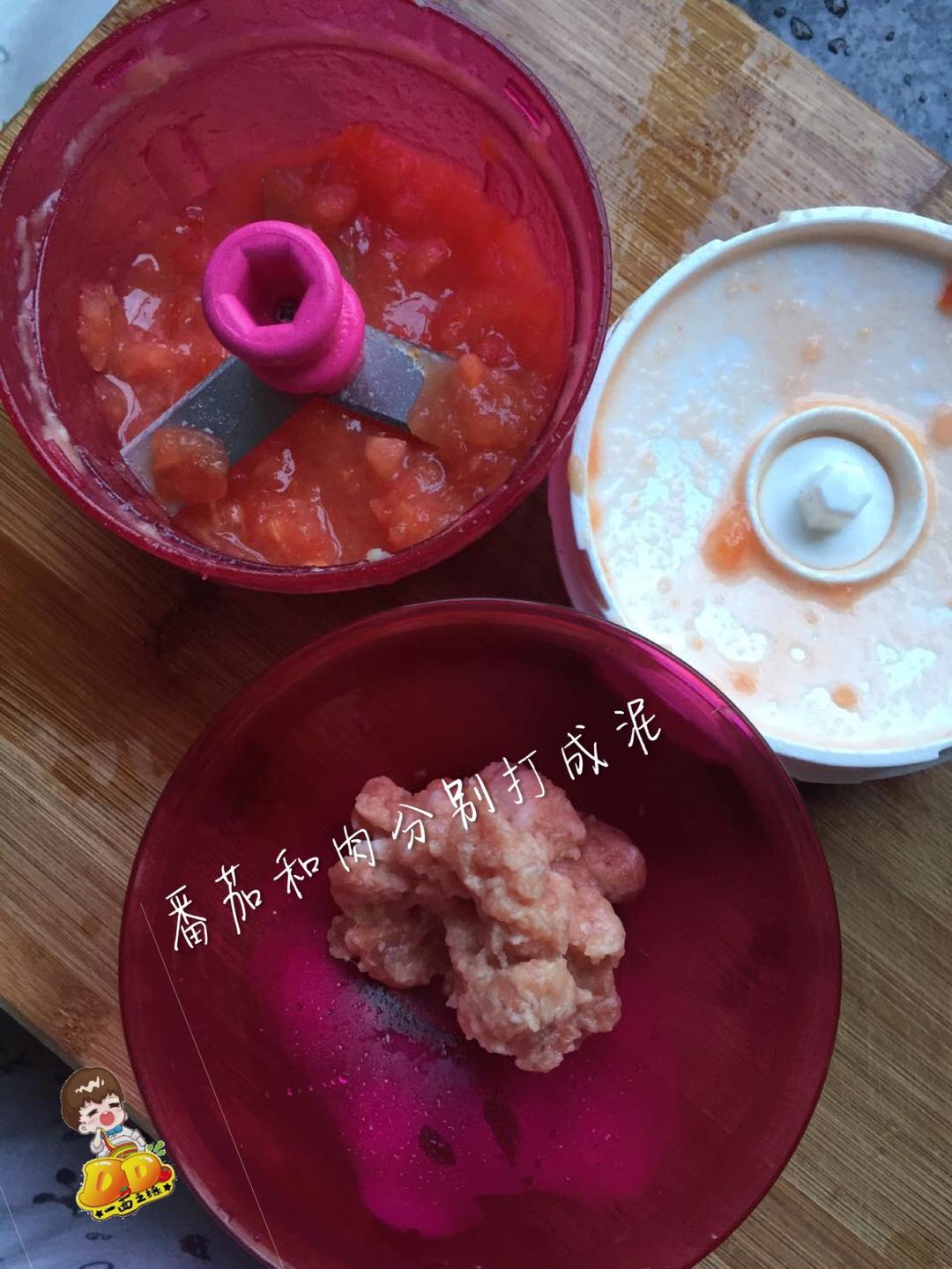 【宝宝辅食】番茄肉末蝴蝶面的做法 步骤2