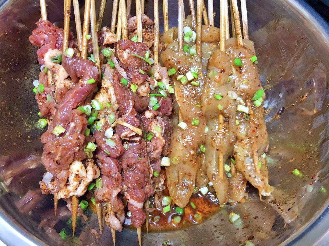 自制串串香（牛肉串，鸡肉串，猪肉串）