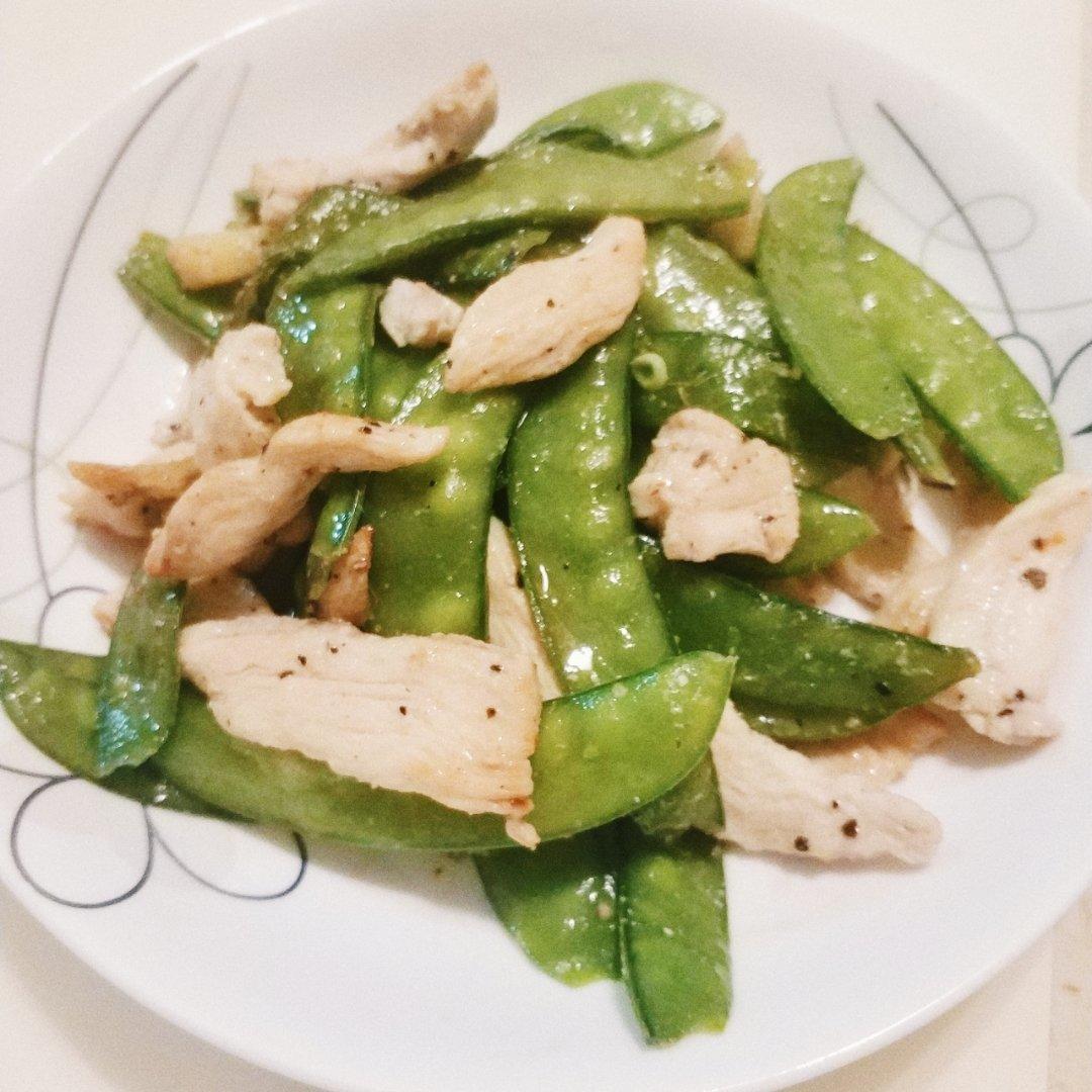 荷兰豆炒肉
