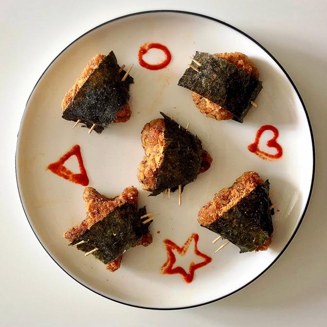 香煎饭团