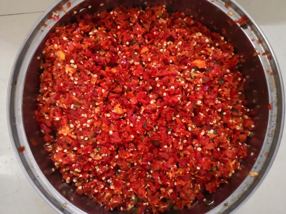 家常剁椒酱（不辣手）