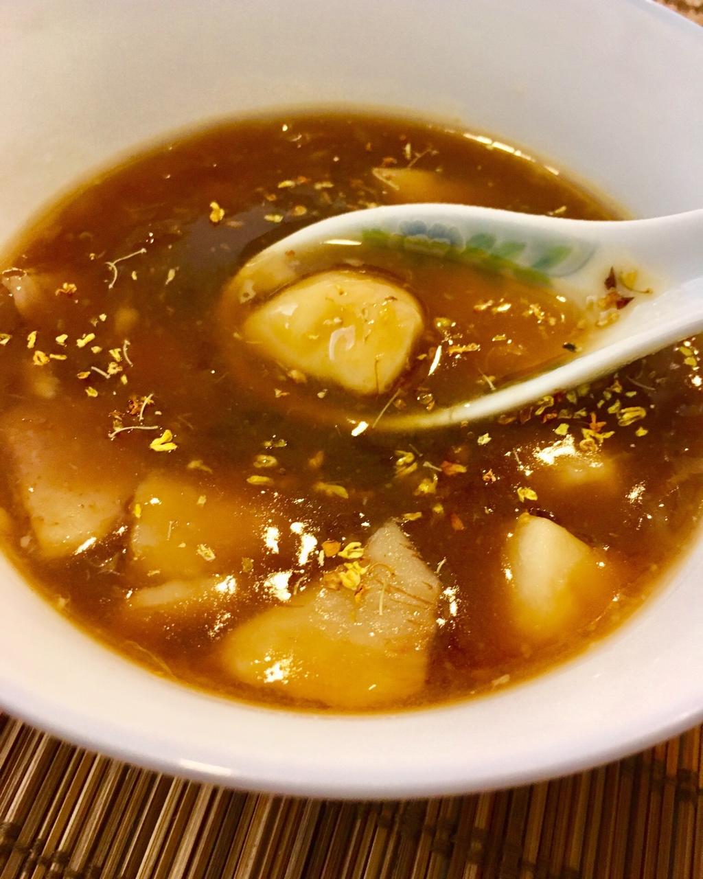 侠之大厨做的桂花糖芋苗