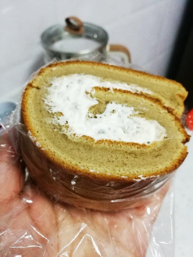 可可栗子奶油蛋糕卷